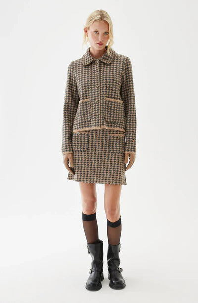 MAXINE JACKET, SALTY CARAMEL/ANTRACITE