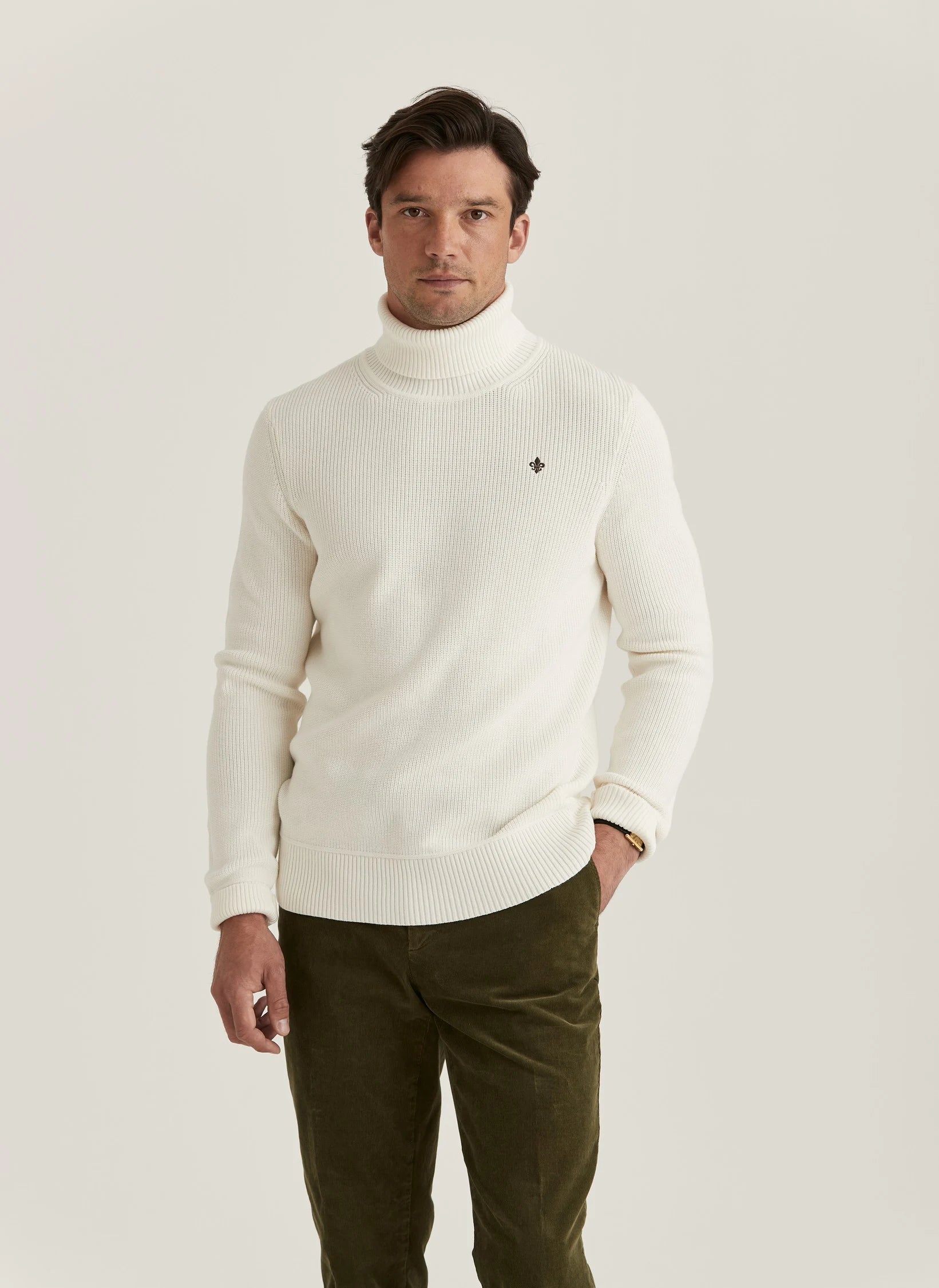 Bernard Roller Neck, Off White