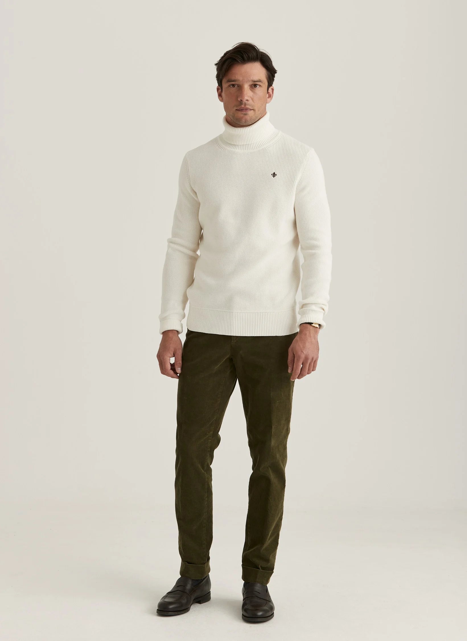 Bernard Roller Neck, Off White