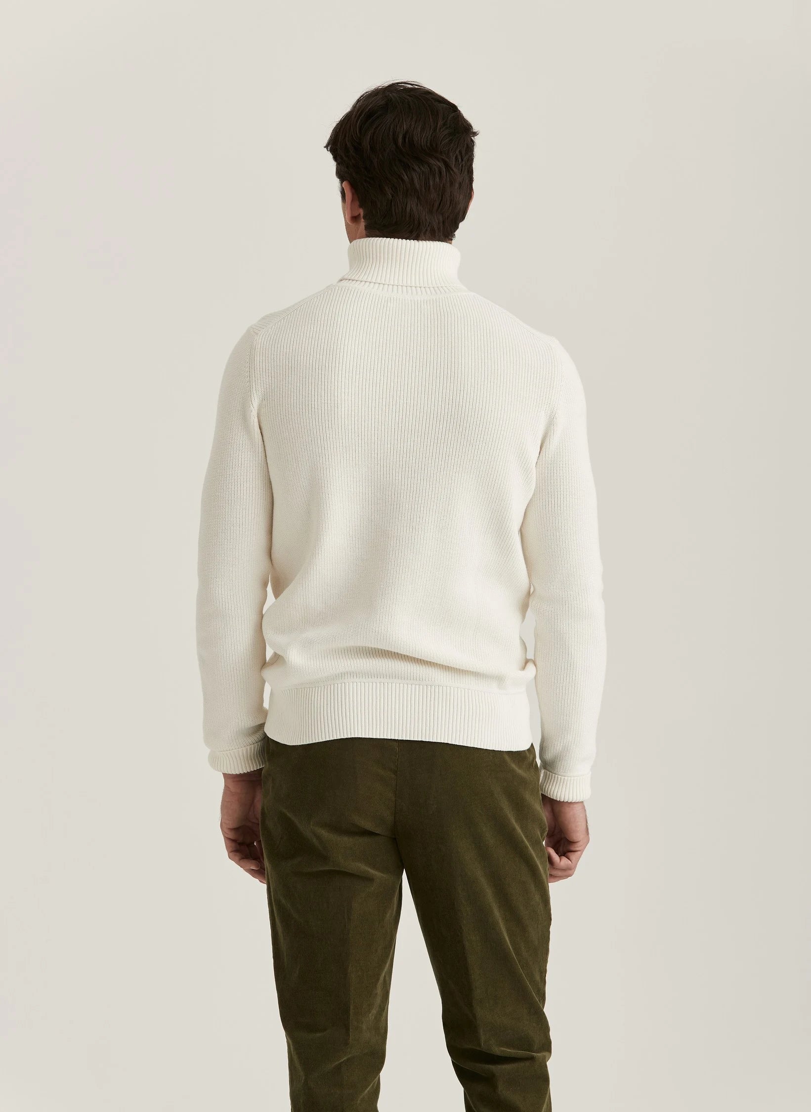 Bernard Roller Neck, Off White