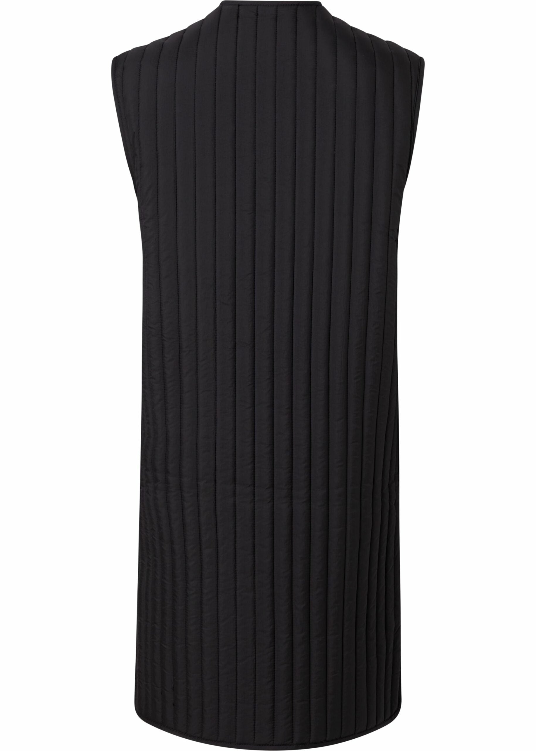 LW Vertical Quilted Long Vest
