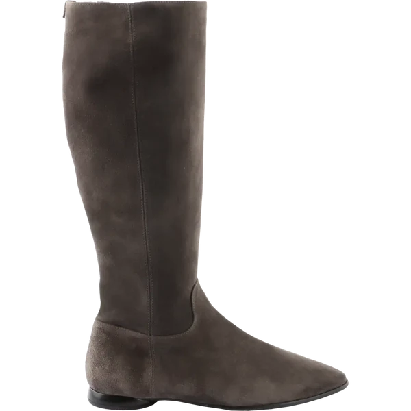 TRISH BOOTS, DARK GREY SUEDE