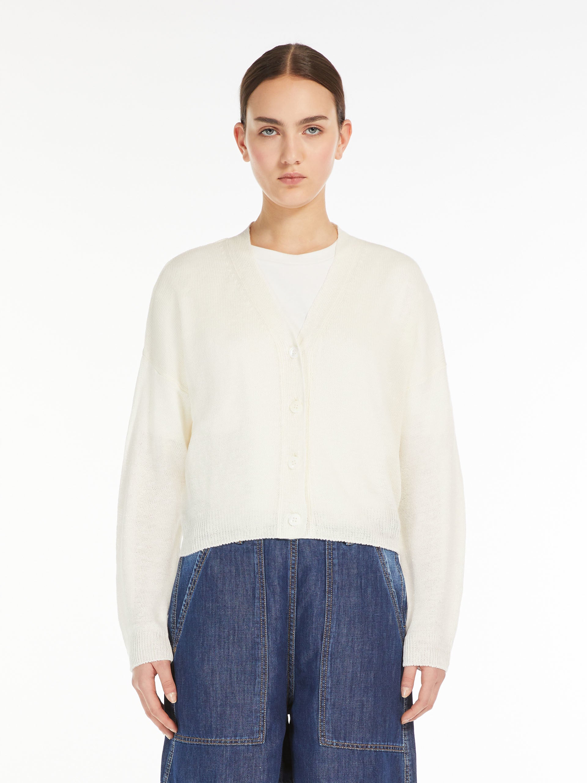 Daniela Knitted Cardigan, Ivory