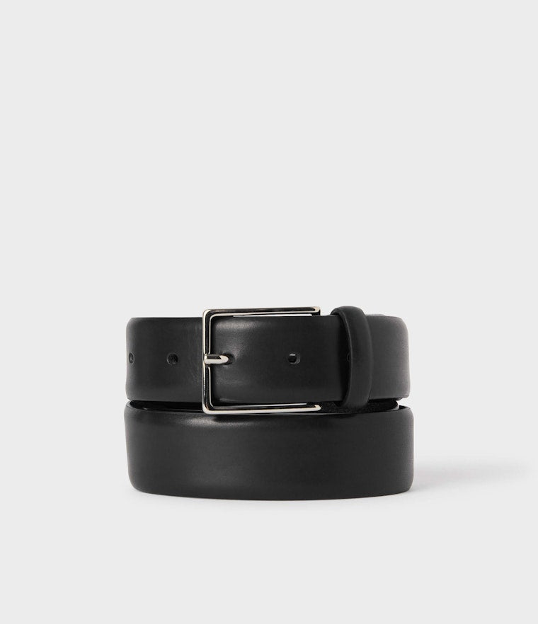 ASTON LEATHER BELT, BLACK