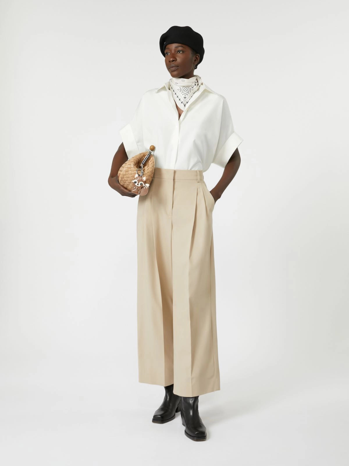 ARDEA POPLIN SHIRT, WHITE