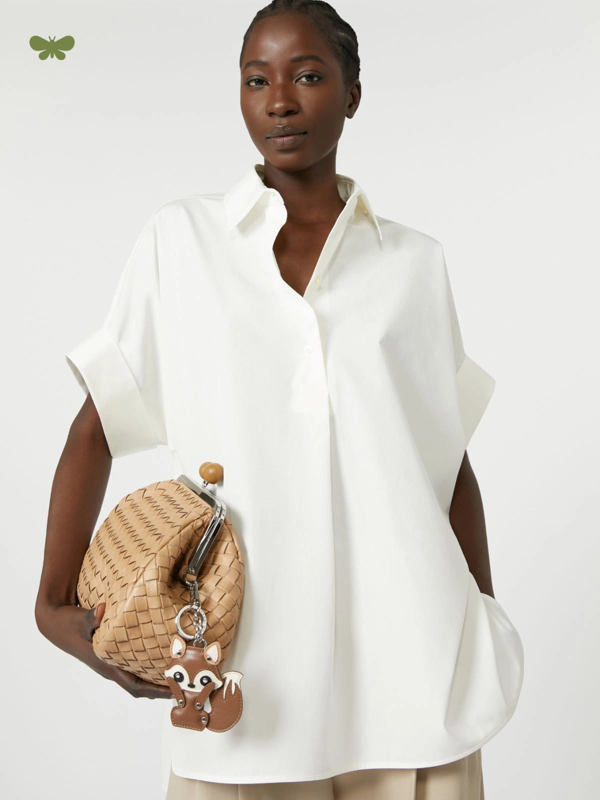 ARDEA POPLIN SHIRT, WHITE