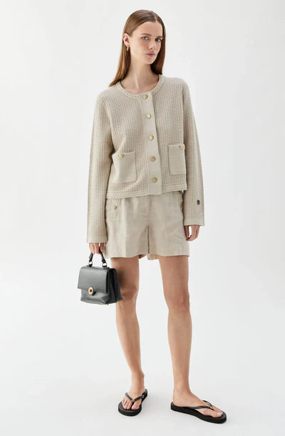 PIXIE SOLID SHORTS, SAND