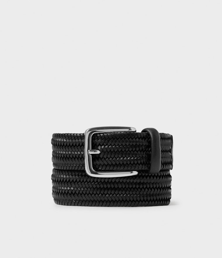MARLEY LEATHER BELT, BLACK