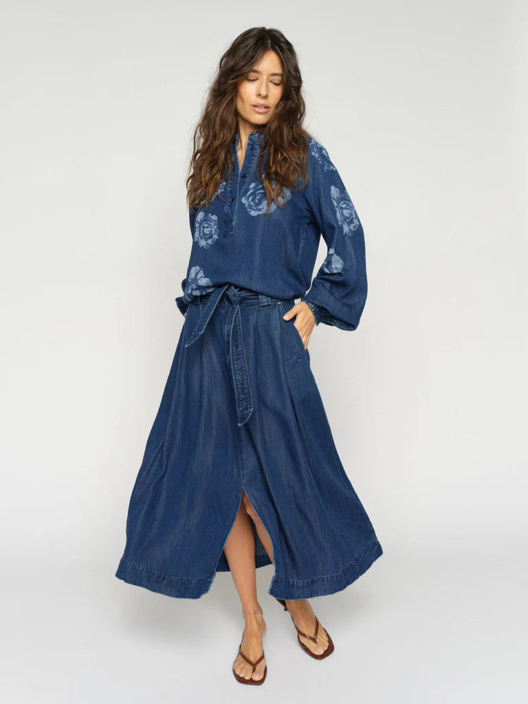 KODA DINEM SKIRT, DARK BLUE