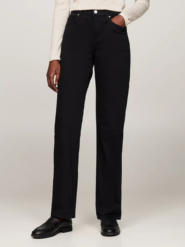 CLASSIC STRAIGHT RW JEANS, STAY BLACK