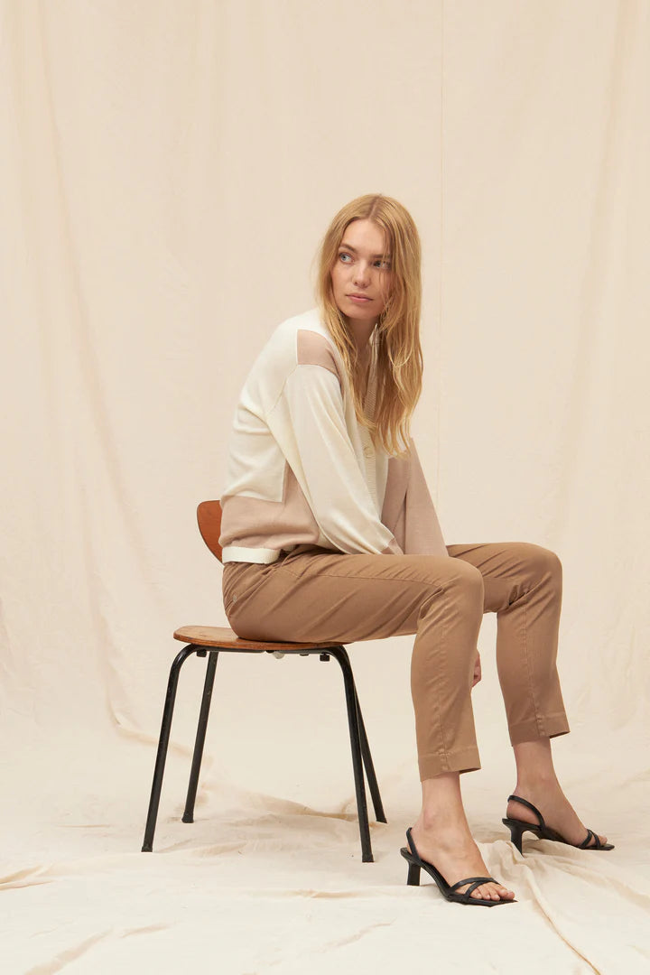 Anika support chino, taupe