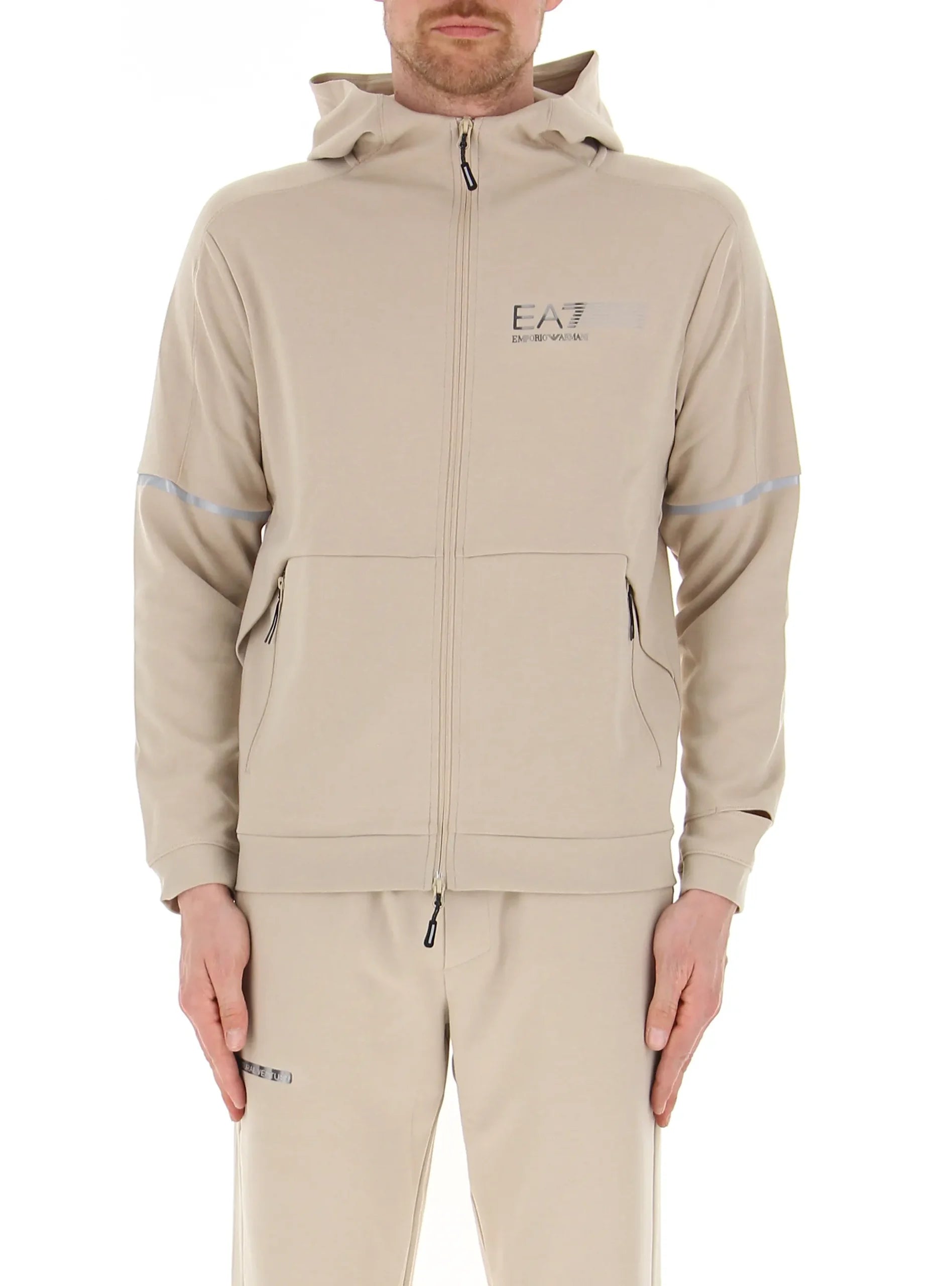 Man jersey sweatshirt, oxford tan