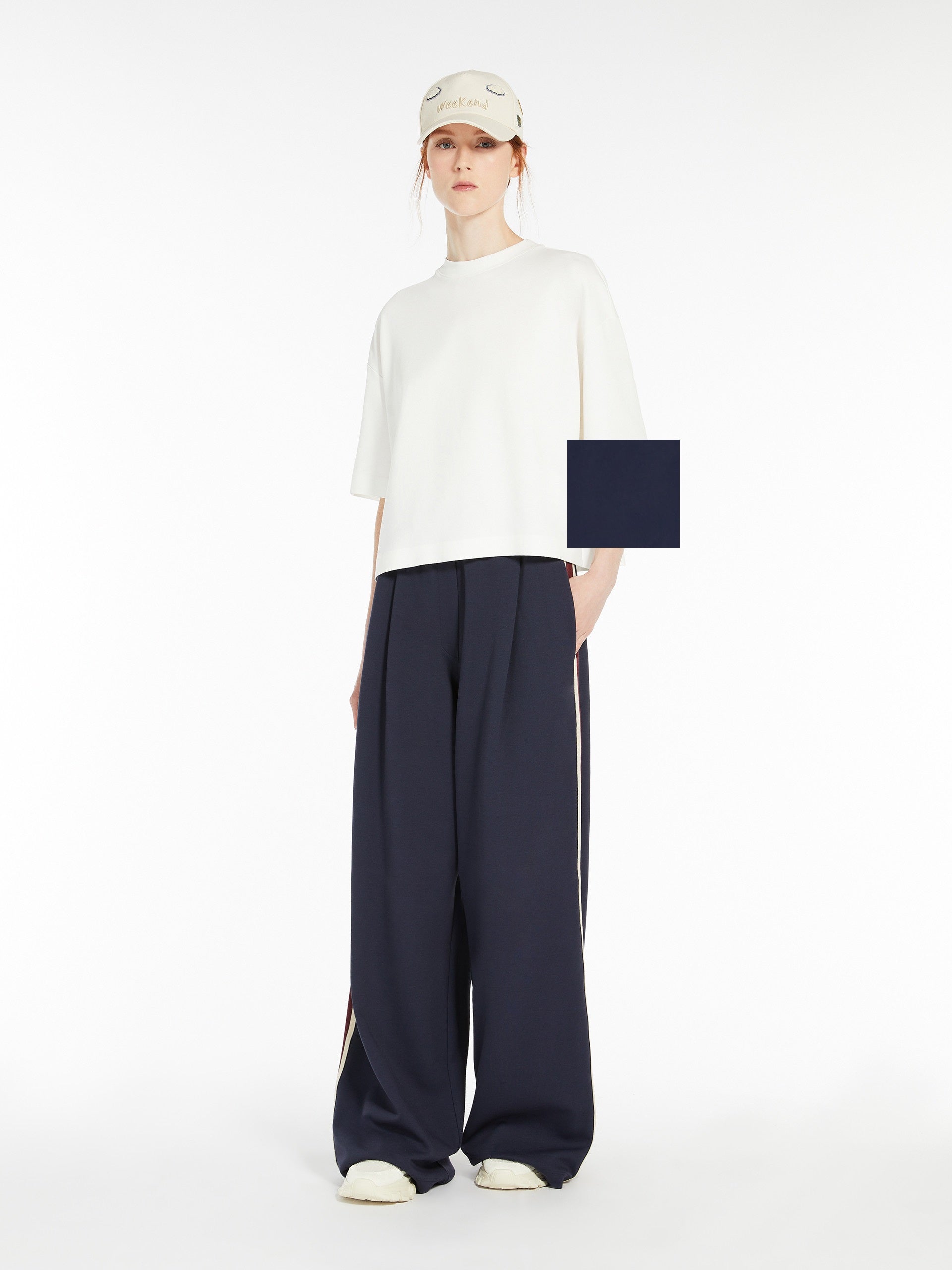 Georgia Knitted Blouse, Blue