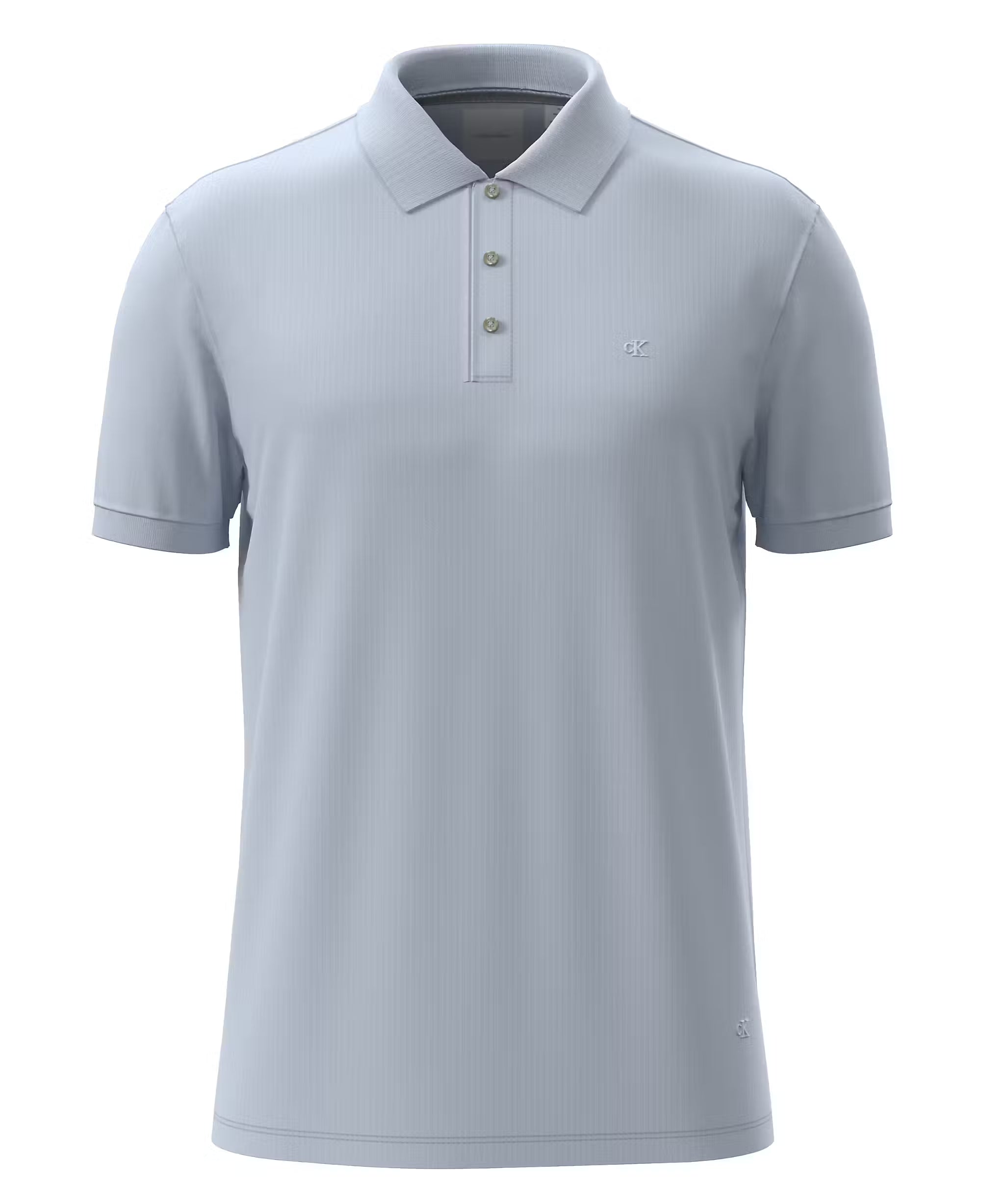 SS Supima Chest EMB Polo, Plein Air