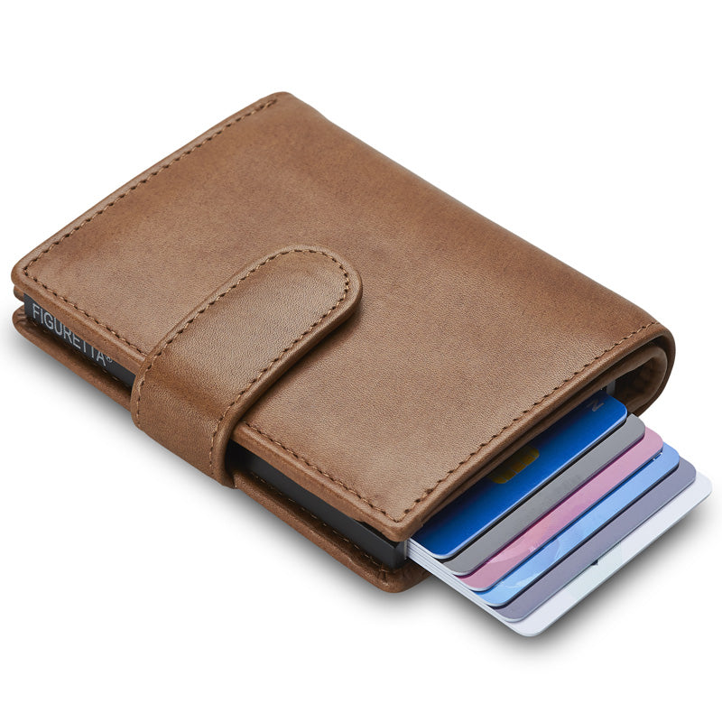 Wallet large, cognac