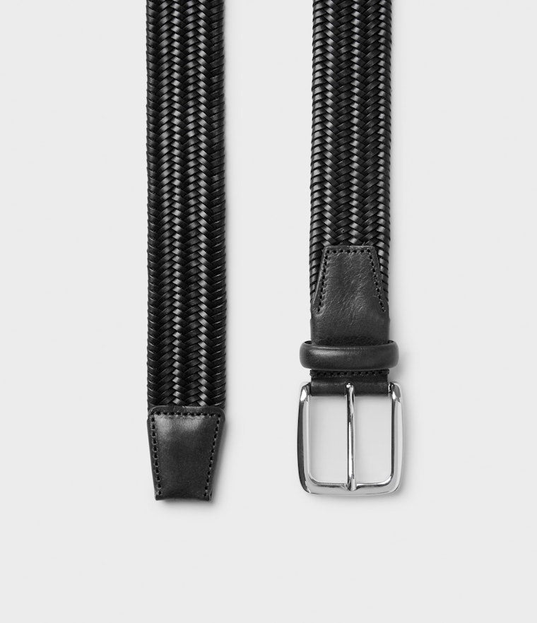 MARLEY LEATHER BELT, BLACK