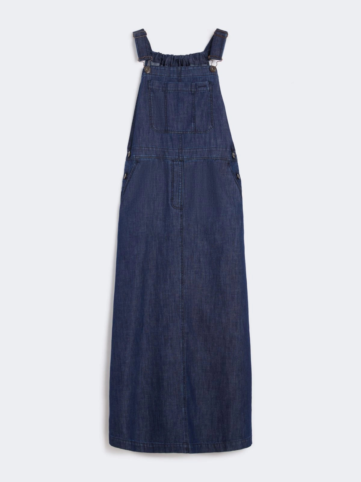 KISS DUNGAREE DRESS, DARK BLUE