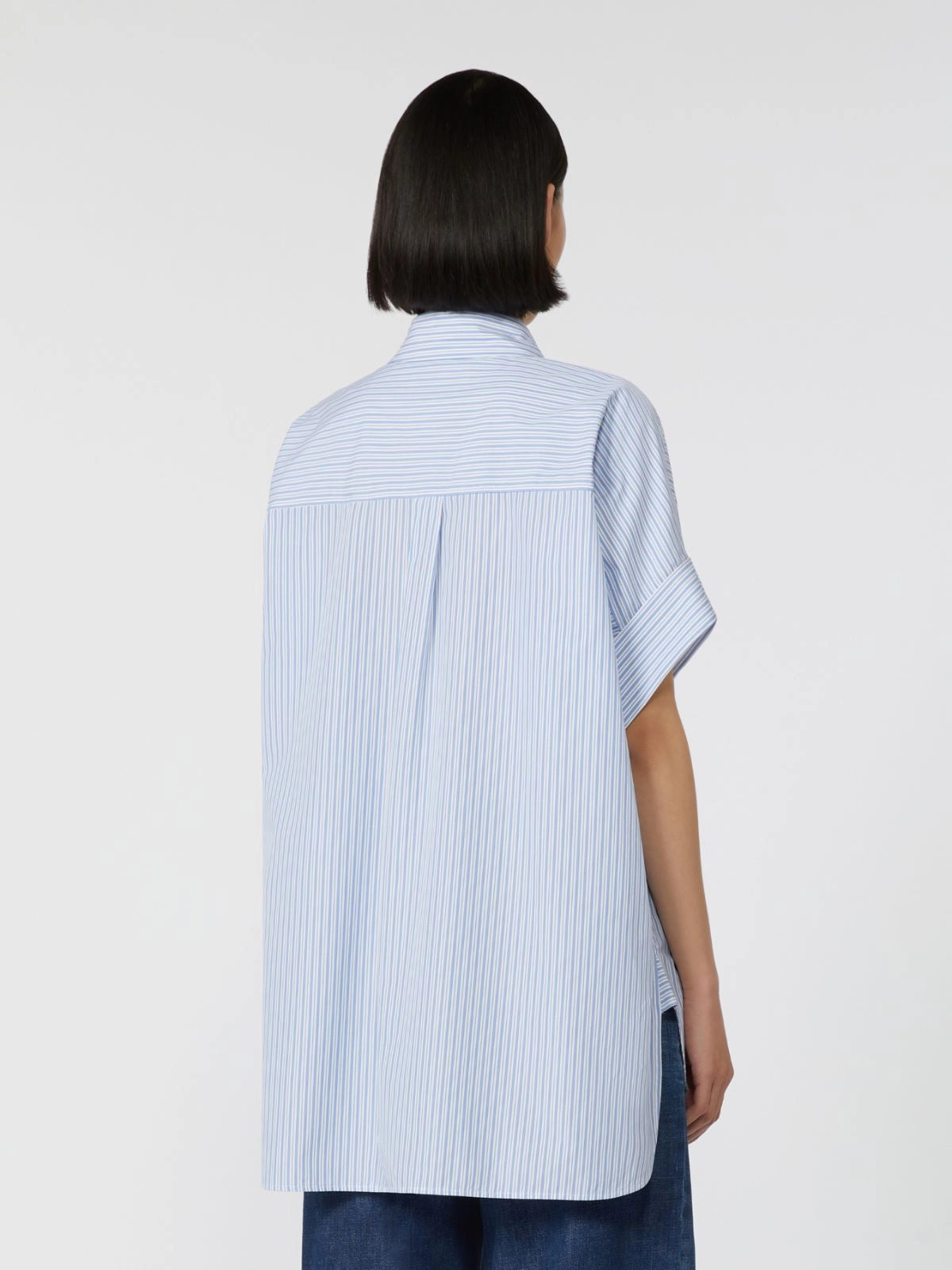 ARDEA POPLIN SHIRT, AZUR BLUE