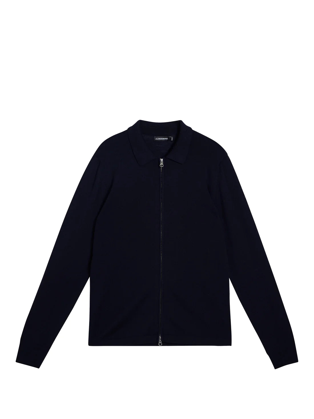 Nyle merino zip cardigan, navy