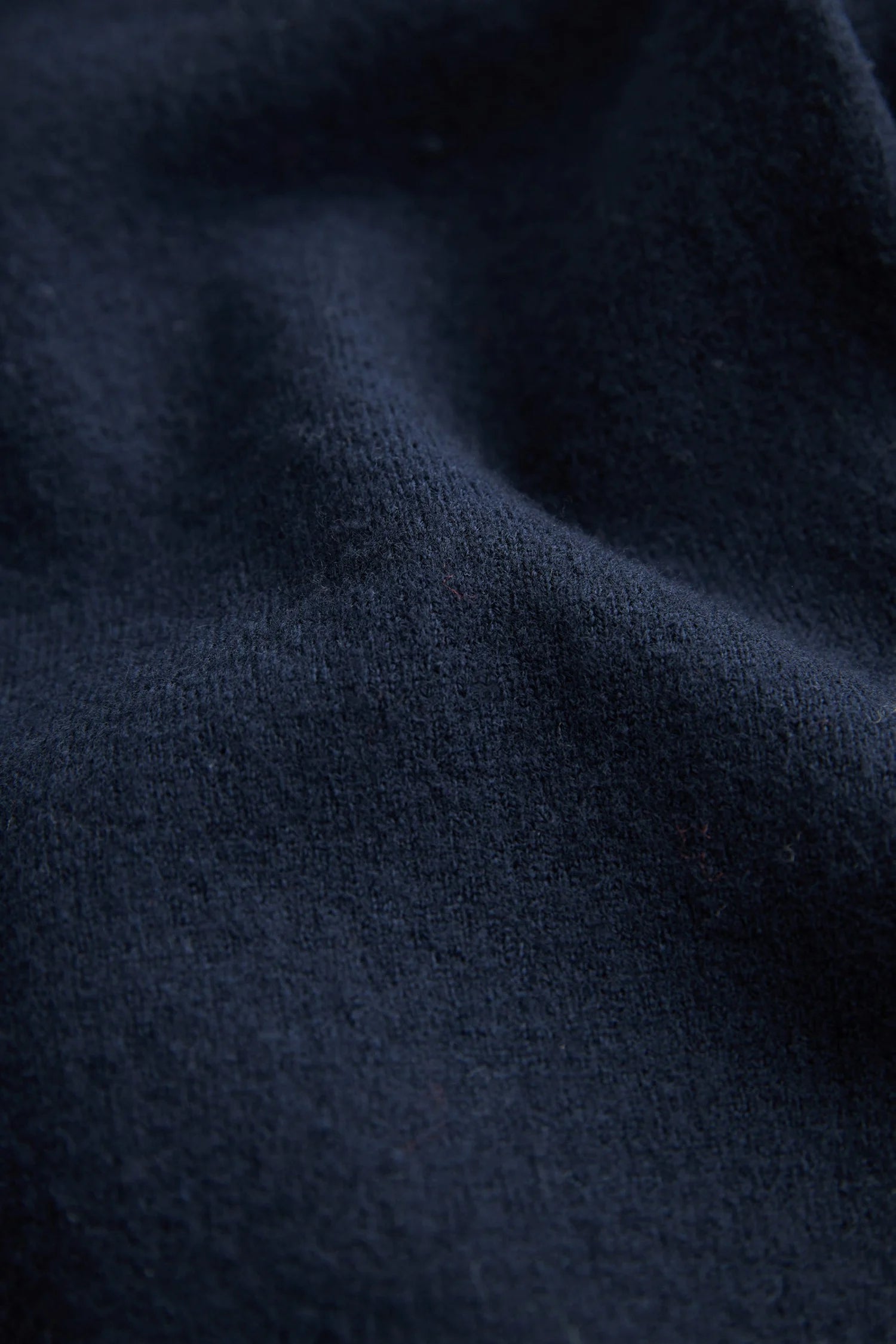 York Knitted Zip Jacket, Navy