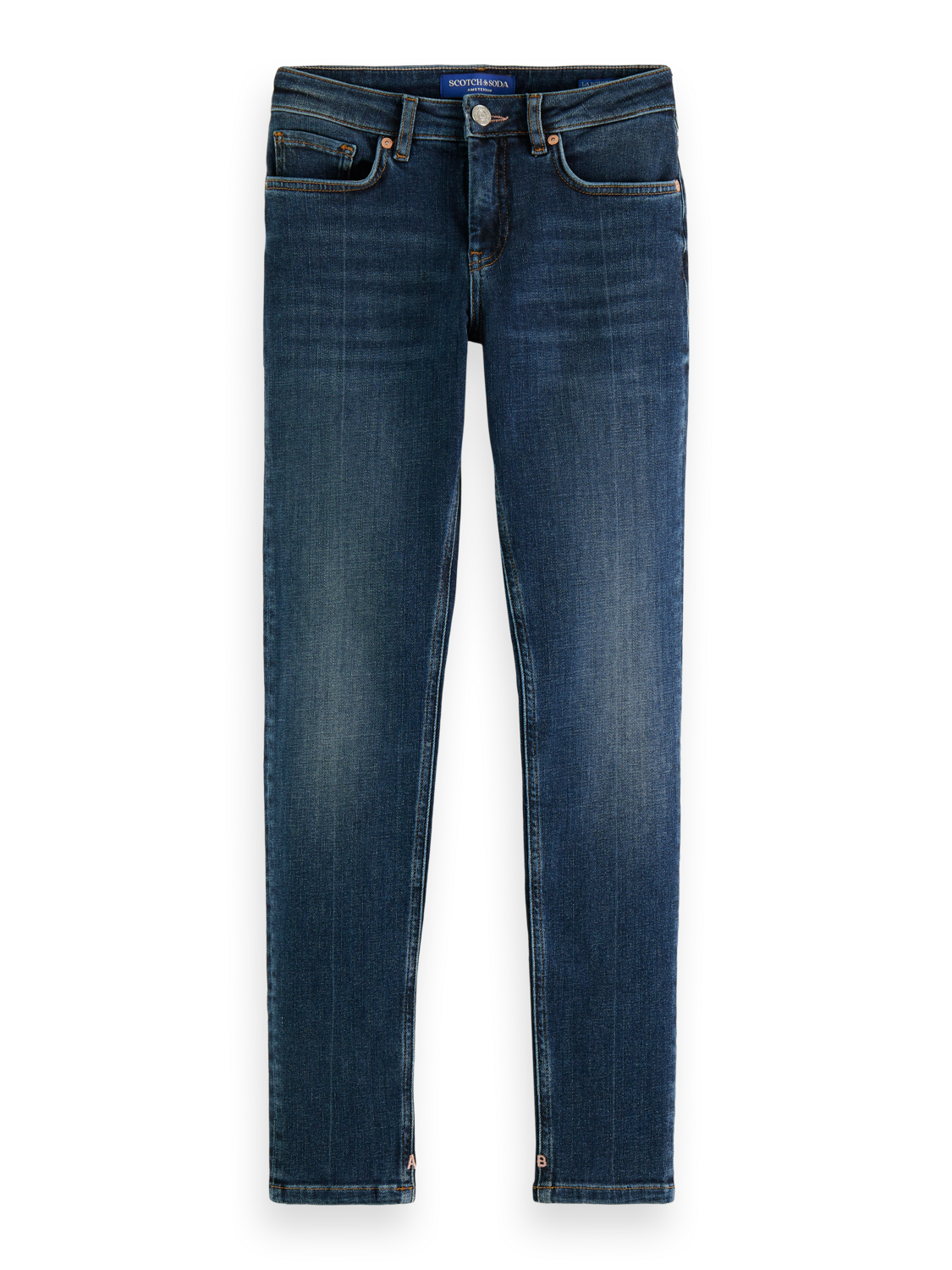 Bohemienne skinny jeans, ruby blue