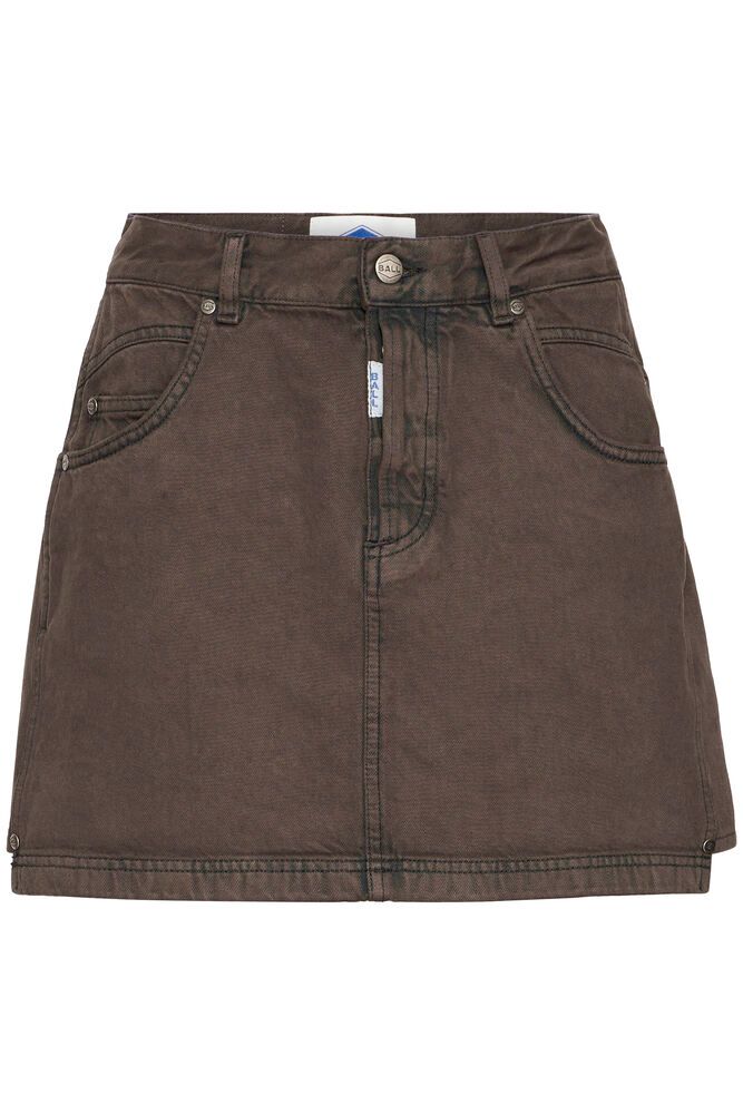Bapietro Mini Skirt, Coffee Bean