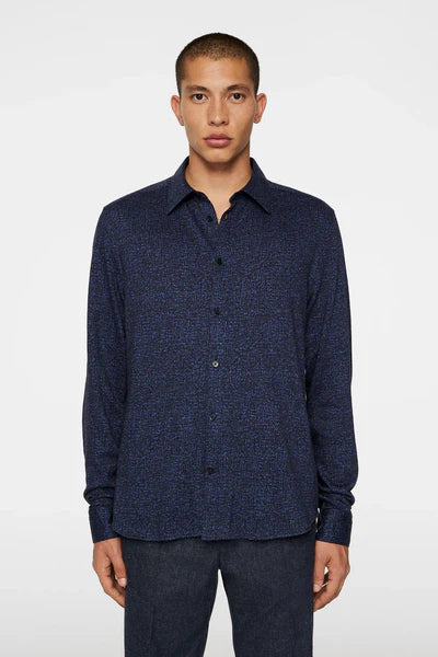 MARLON JERSEY SHIRT, NAVY