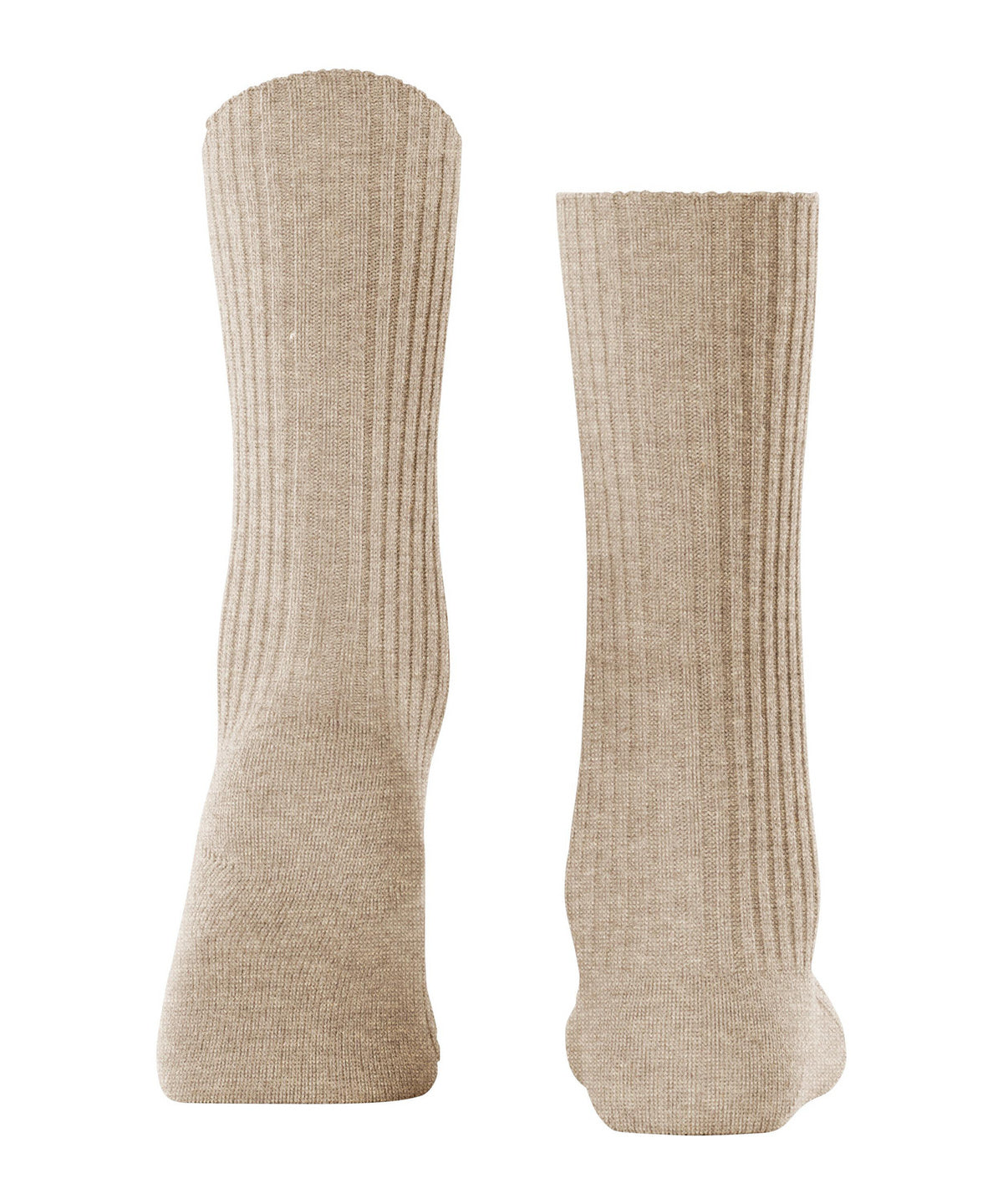 Cosy Wool Boot Socks, Beige Mel.