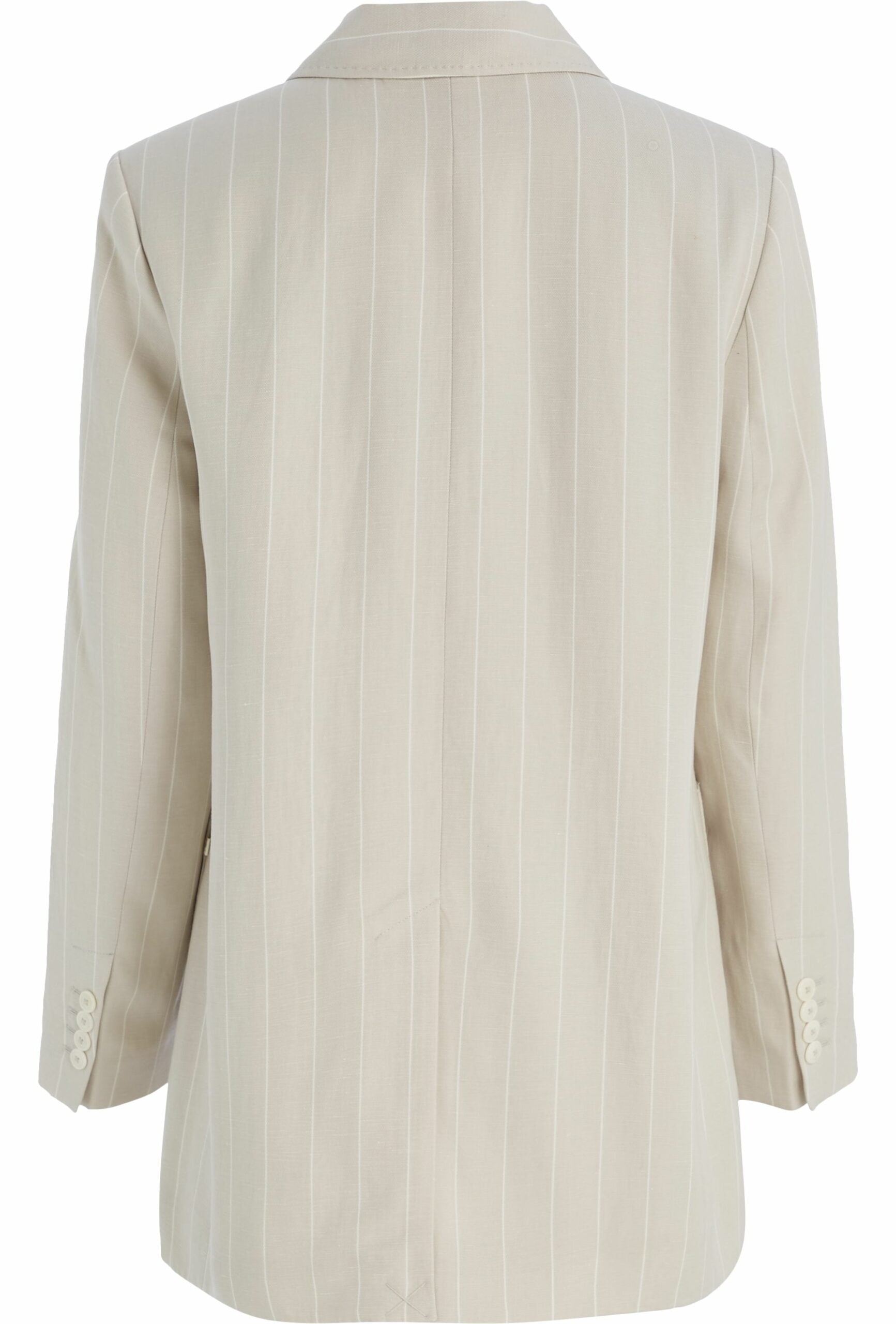 Pinstripe DB blazer, weathered white