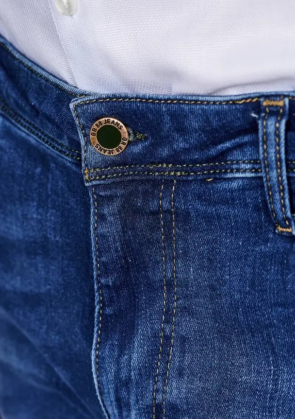 SKINNY STRETCH JEANS, DARK BLUE