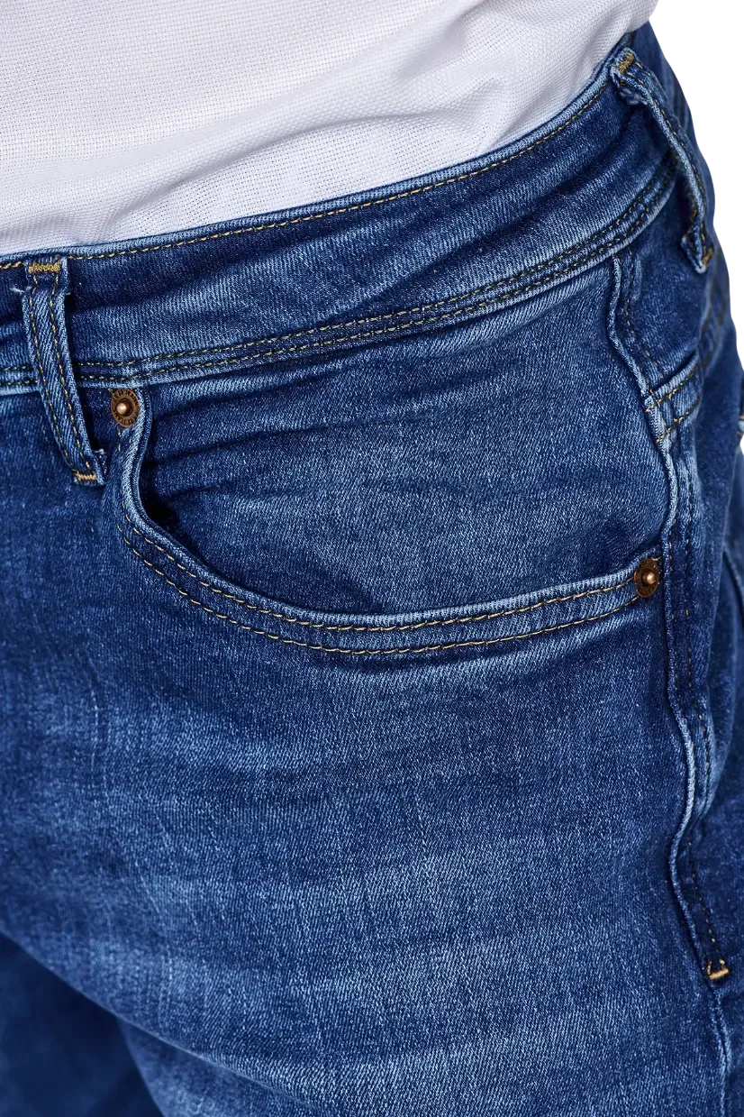 SKINNY STRETCH JEANS, DARK BLUE