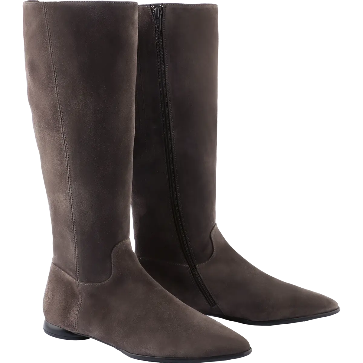 Trish Boot, Dark Grey Suede