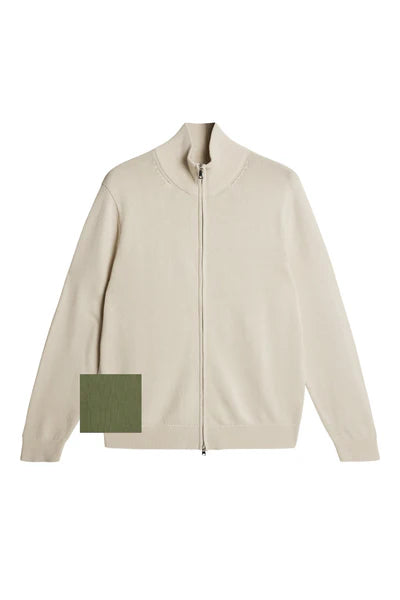 ALEXIS FULL ZIP CARDIGAN, OLIVINE