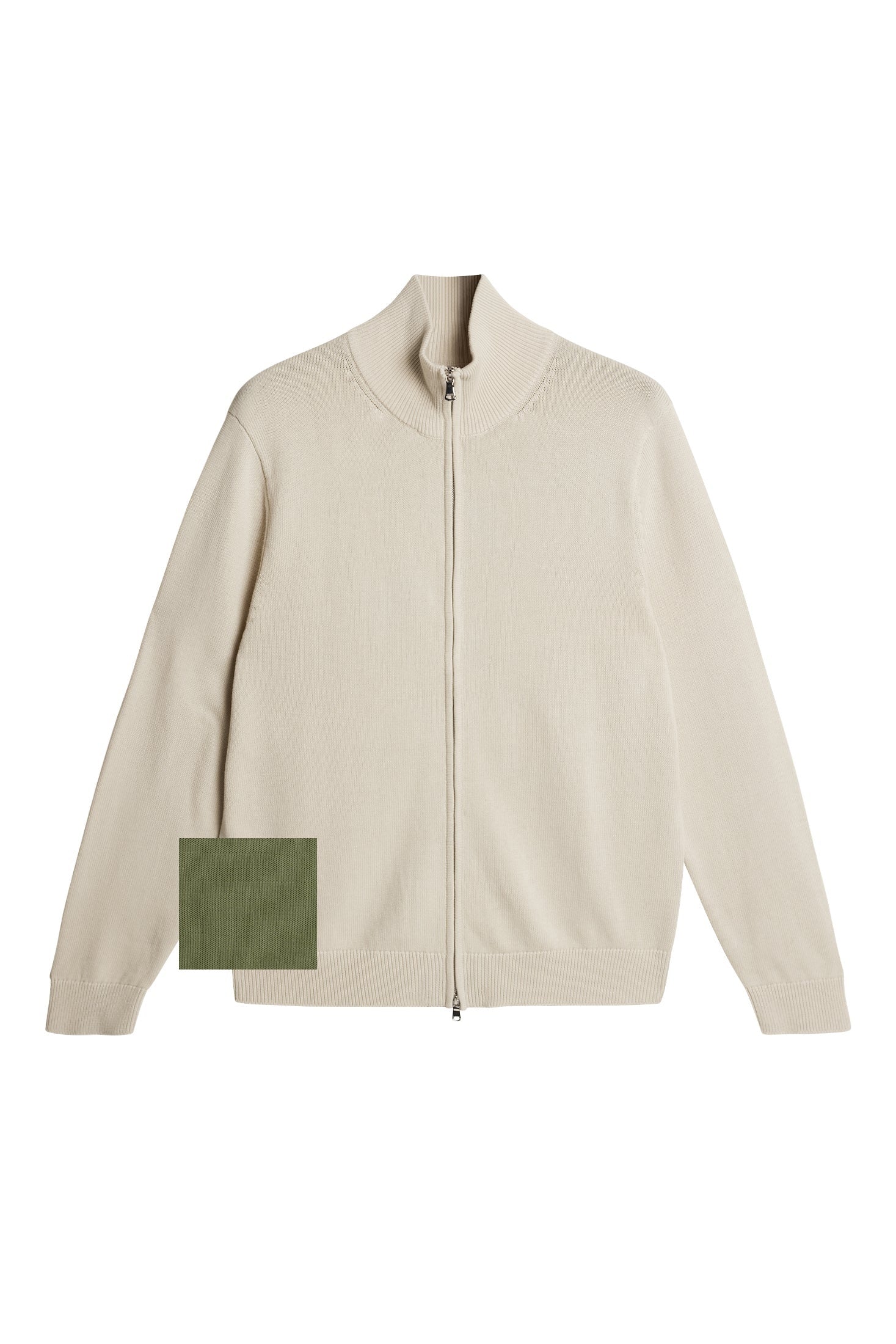 Alexis Full Zip Cardigan, Olivine