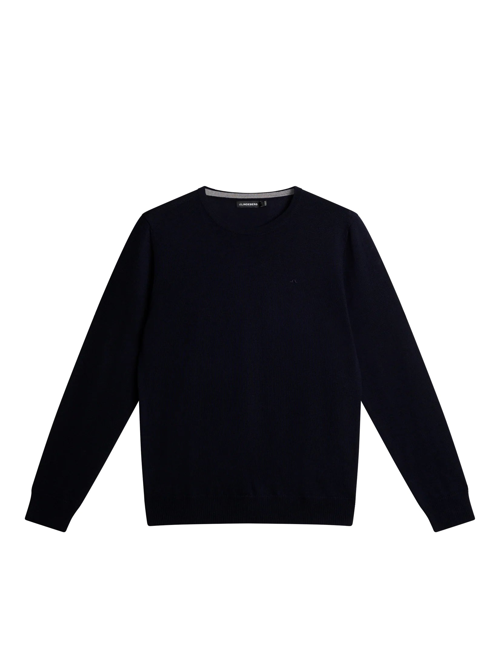 Lyle Merino Crew Neck Sweater, Navy
