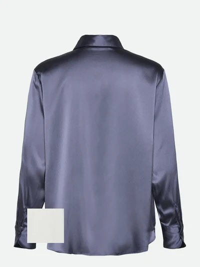 JADE SILK SHIRT, IVORY