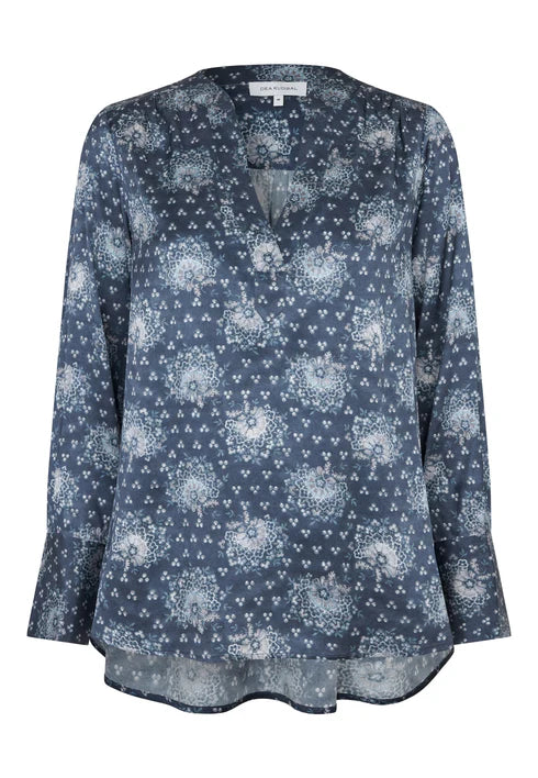 JENNIFER BLOUSE, IKEBANA BLUE