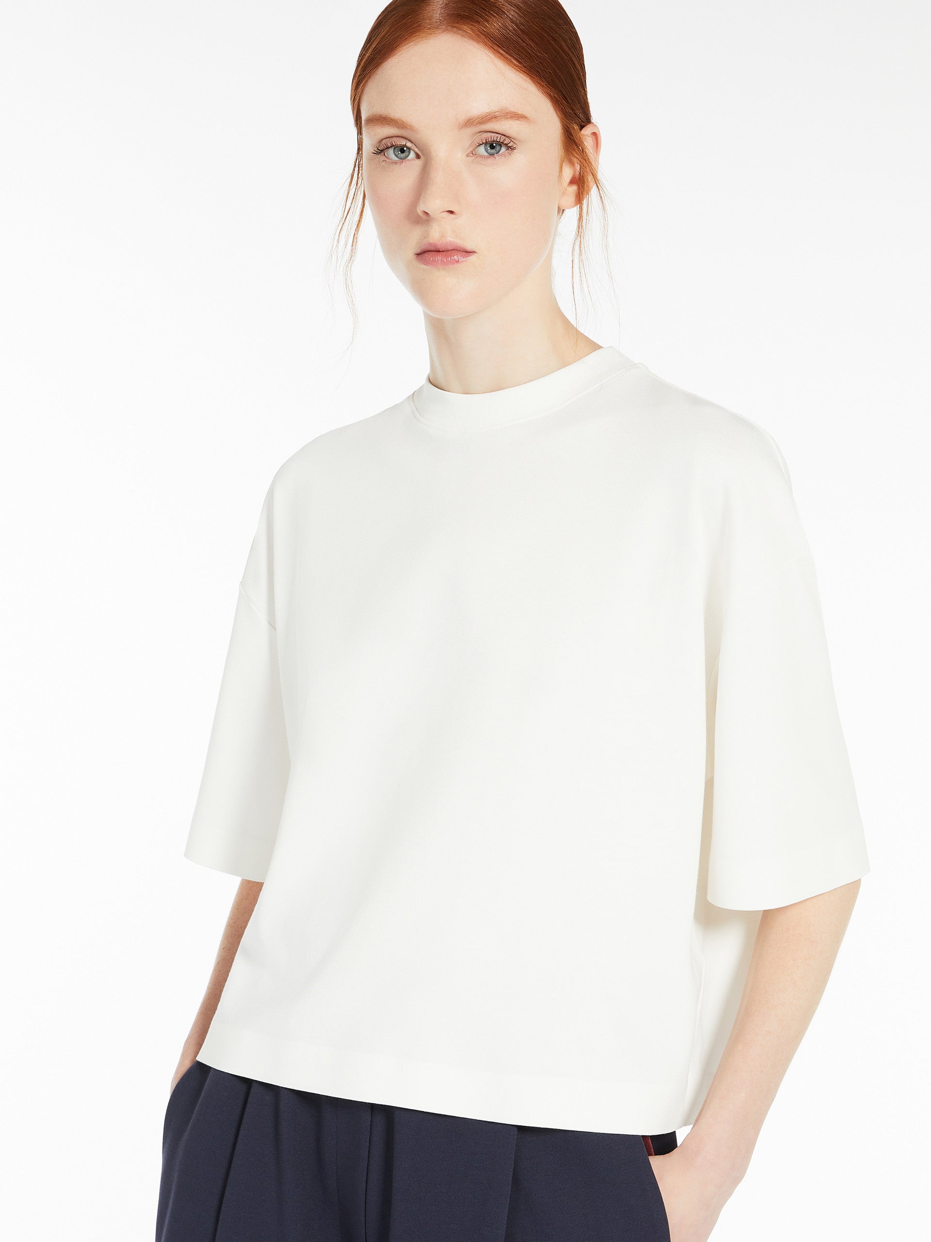 Georgia Knitted Blouse, White
