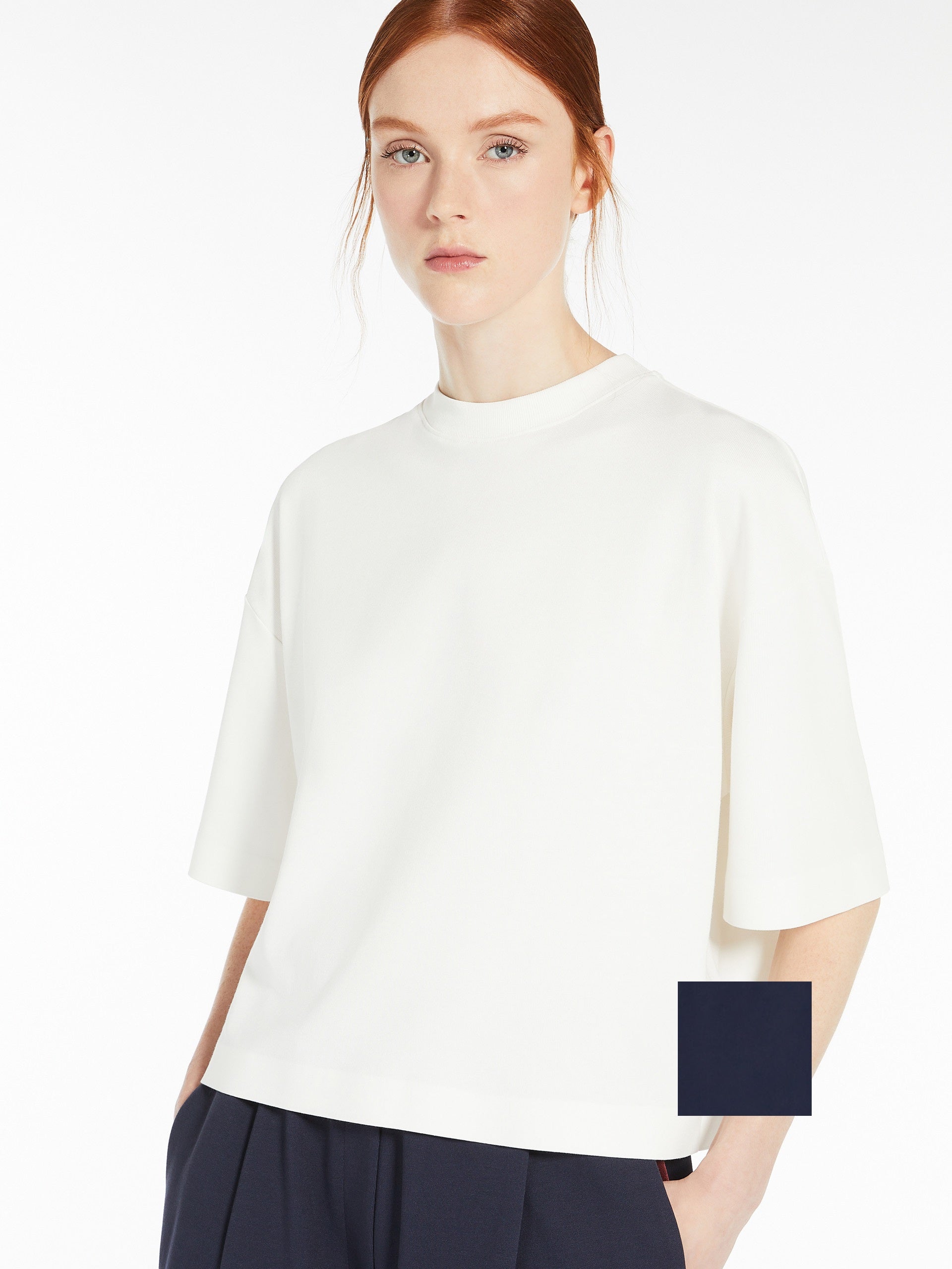 Georgia Knitted Blouse, Blue