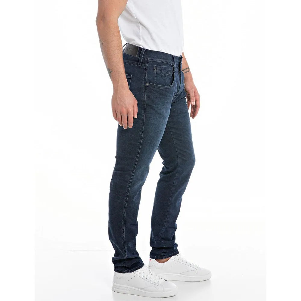 Anbass Hyperflex Jeans, Dark Blue
