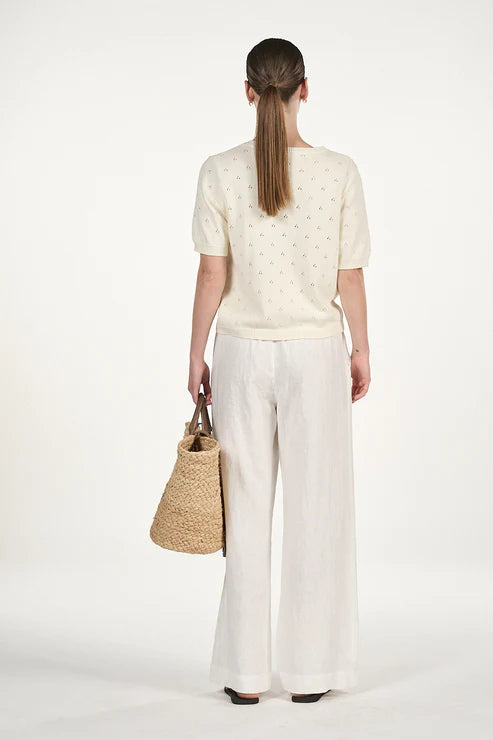 MAXINE CARDIGAN, OFF WHITE