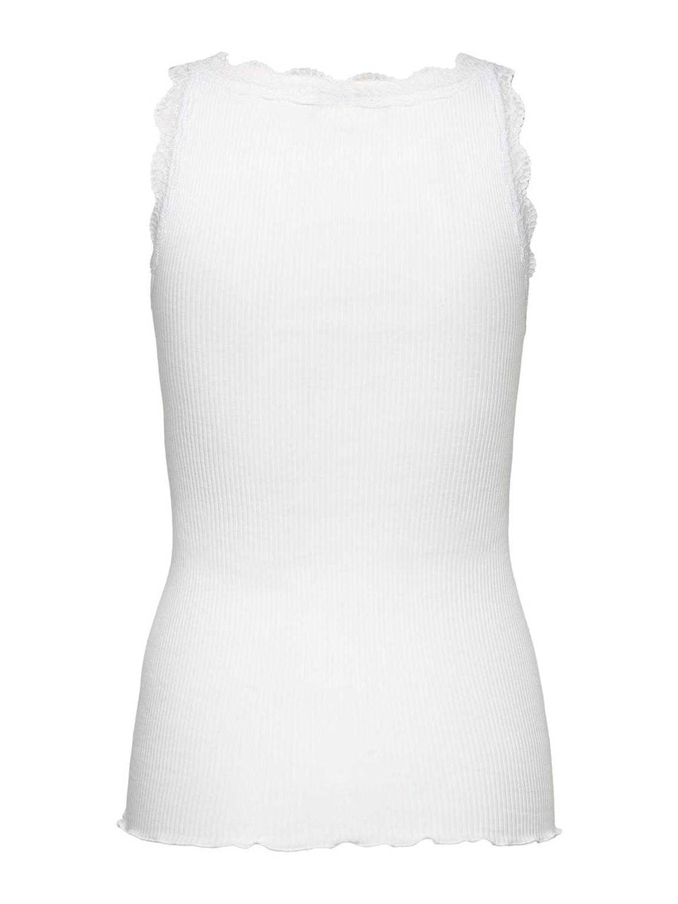 RWBalta Modal SL Lace U Neck top, New White