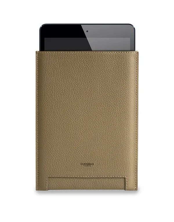 VAKIGRAD PUSH/PULL IPAD SLEEVE, TAUPE