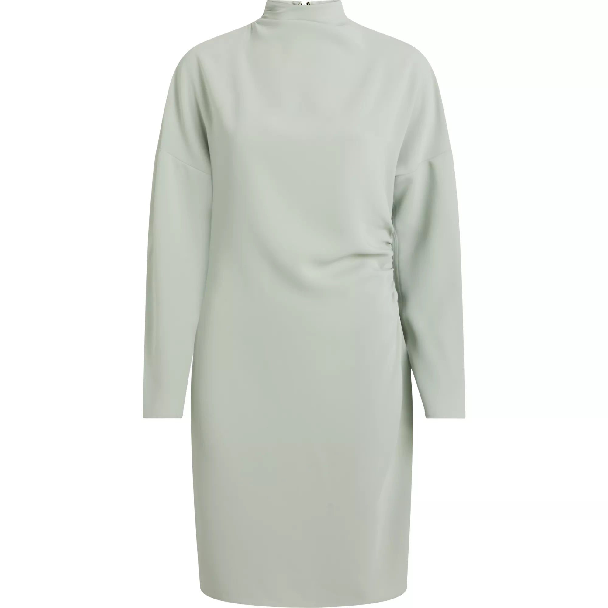 Structure Twill LS Shift Dress (sage)