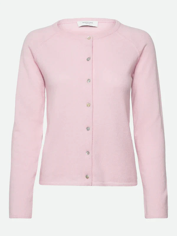 LAICA ONECK RAGLAN CARDIGAN, PINK-A-BOO