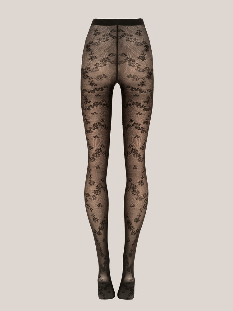 FLORET TIGHTS, BLACK