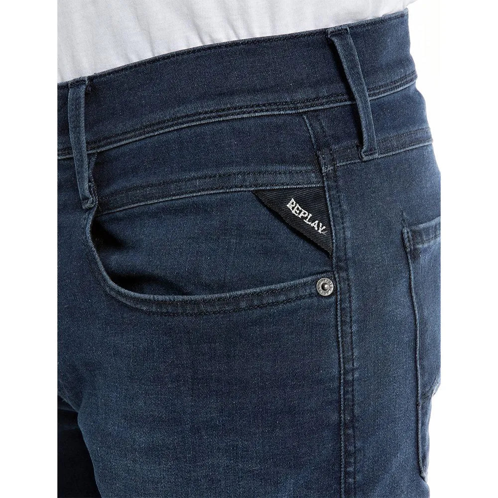 Anbass Hyperflex Jeans, Dark Blue