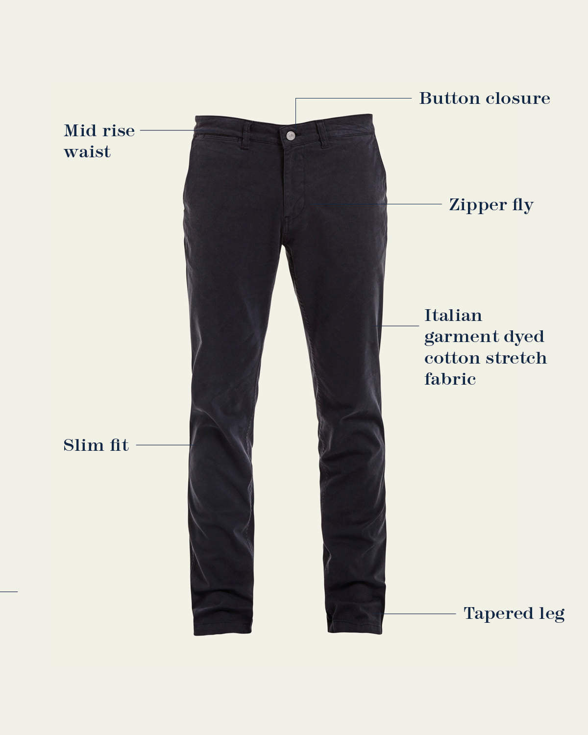 Marco 1200 Chinos, khaki