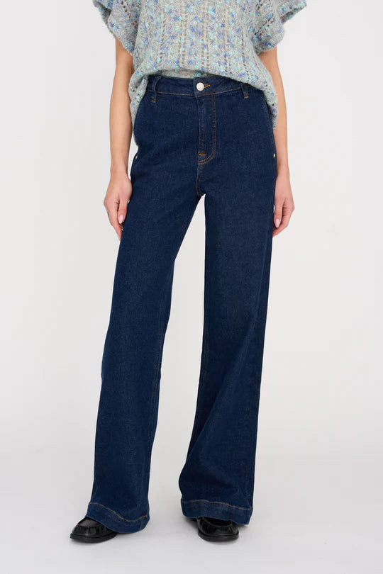 GILLY FRENCH JEANS, DENIM BLUE