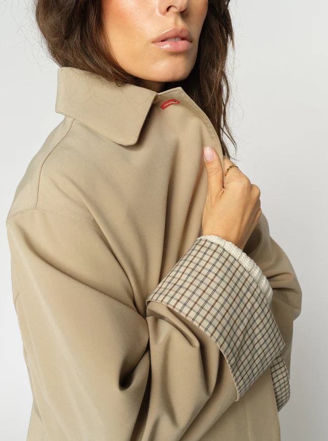 RIKO BORA TRENCHCOAT, TWILL